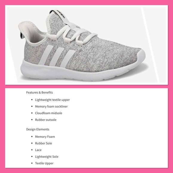 ADIDAS 'Cloudfoam Pure' Sneakers - Picture 3 of 14